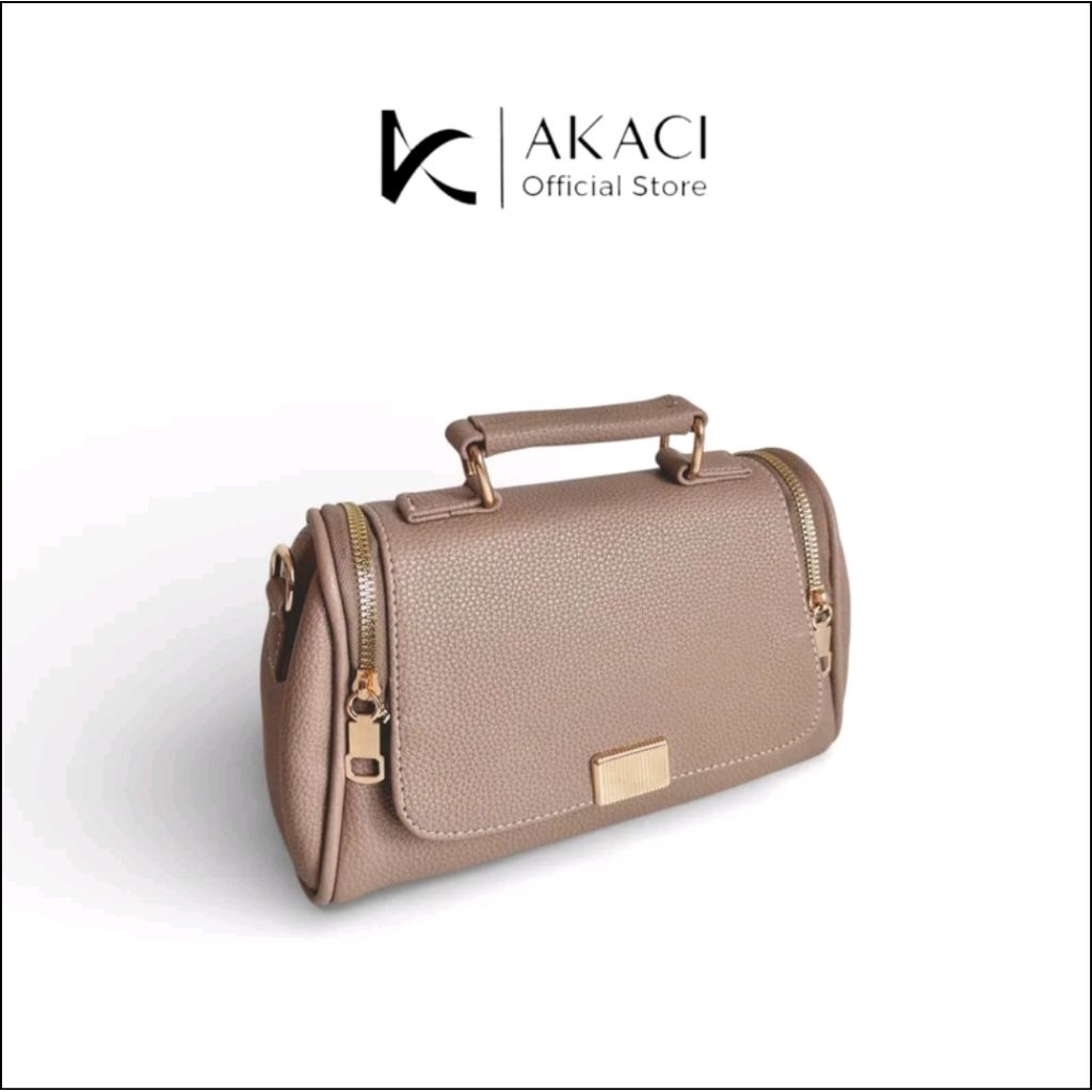 Tas brand Akaci Original New Ready Warna Mocca
