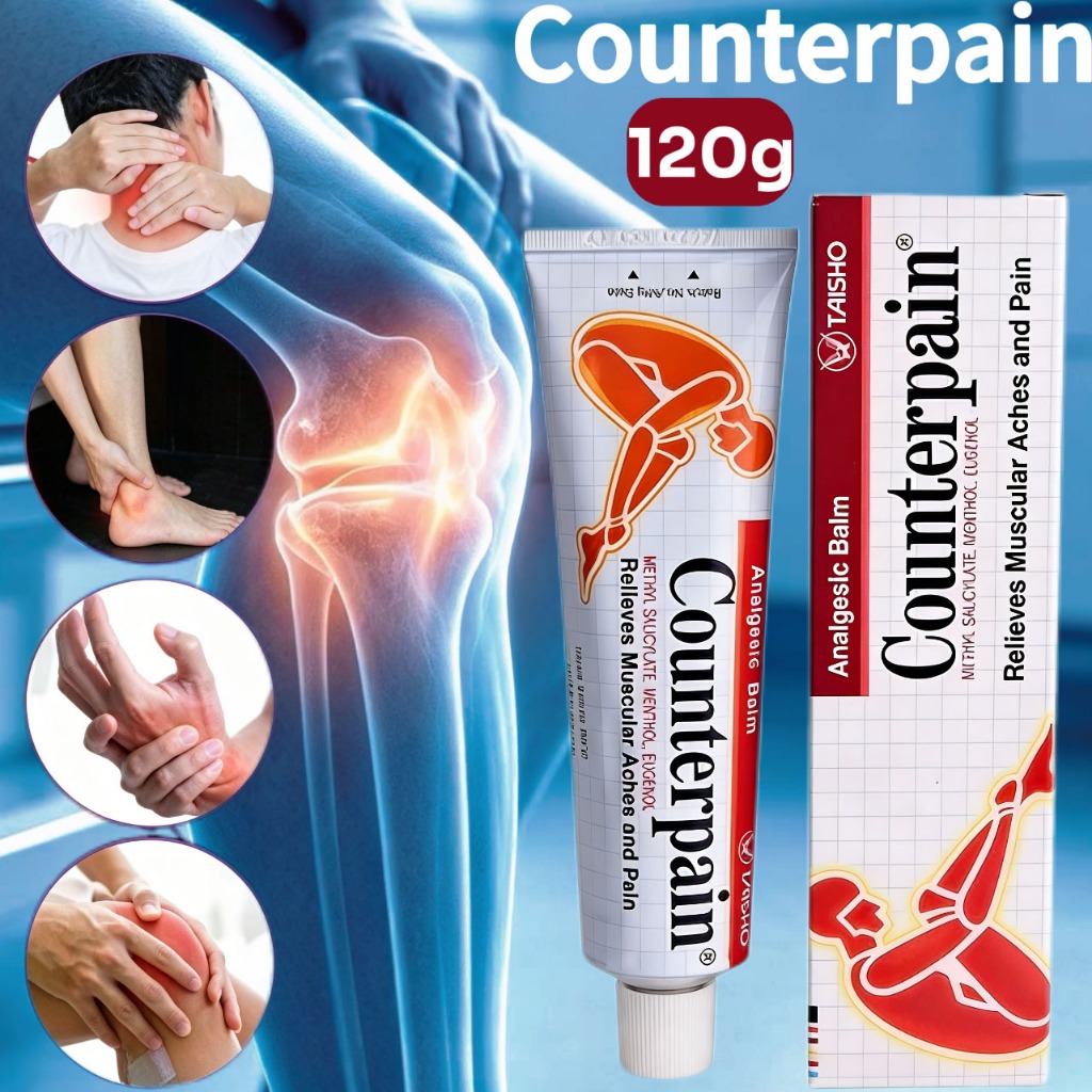 [COD&EXP 2028] Taisho Counterpain Cream120g Krim Analgesic Balm Salep Meringankan Nyeri / Pereda Nye