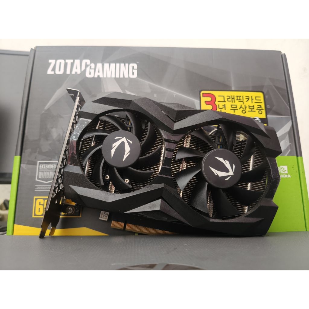 VGA GTX 1660 SUPER ZOTAC 6GB LENGKAP BOX