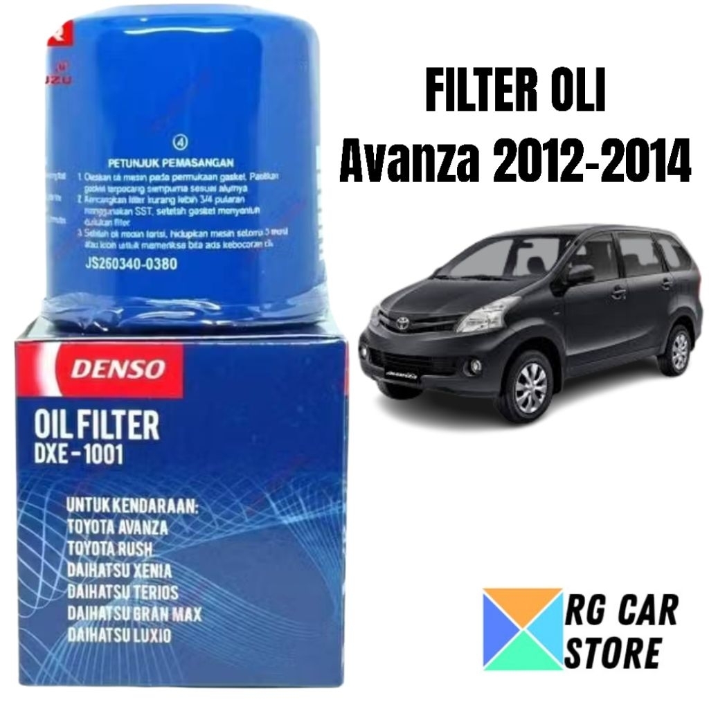 Filter Oli Avanza 2012-2014Original Denso DXE-1001 PnP Toyota Avanza
