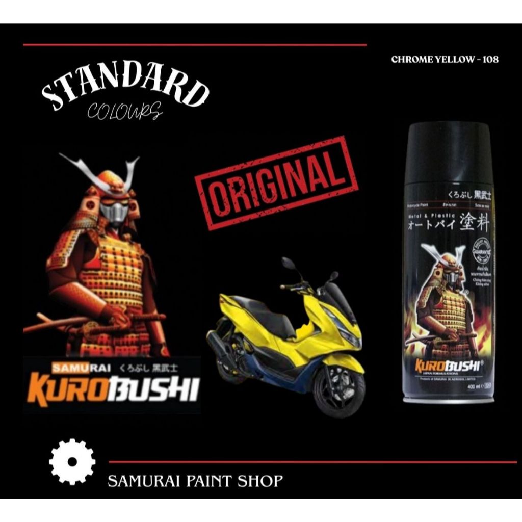 CAT SEMPROT SAMURAI PAINT CHROME YELLOW 108