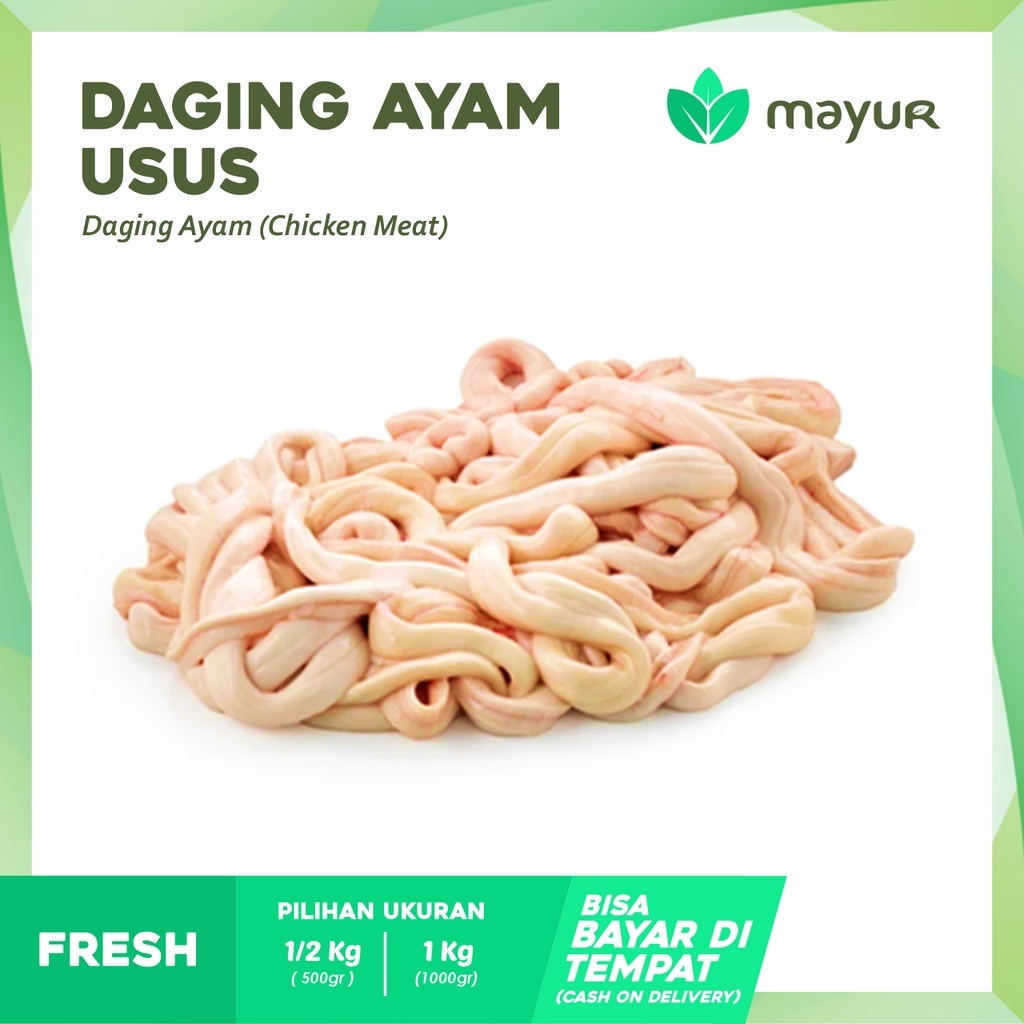 GROSIR USUS AYAM BERSIH QUALITY 1Kg / USUS AYAM FROZEN/ littlelotus Frozen BEKASI