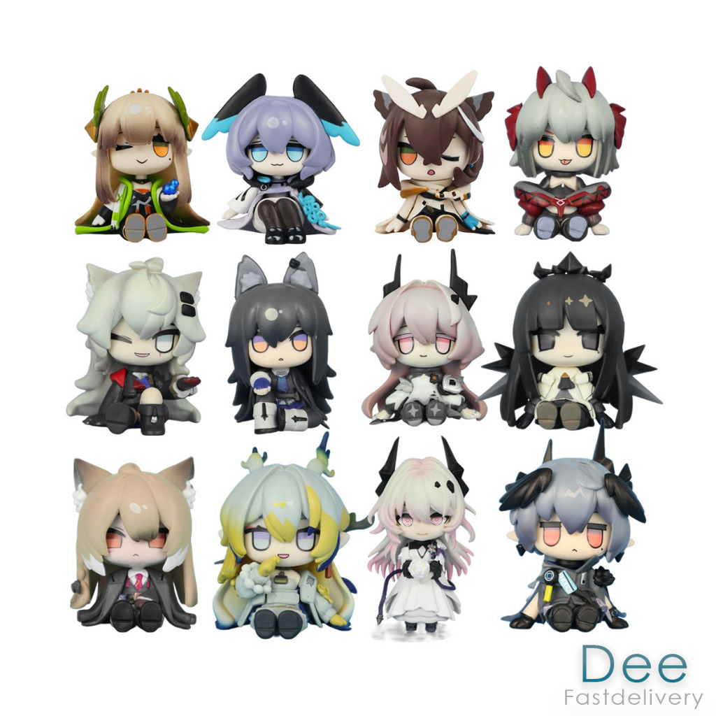 Mini Figure Collection Q Version Arknights Action Figure PVC