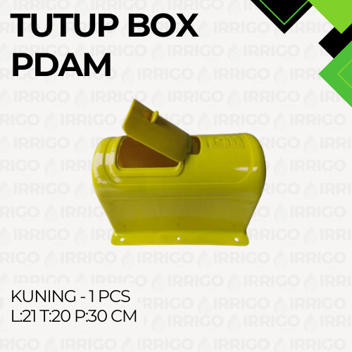 PER PCS - KUNING Tutup Box Meteran Air PAM / Penutup Meteran Air PAM