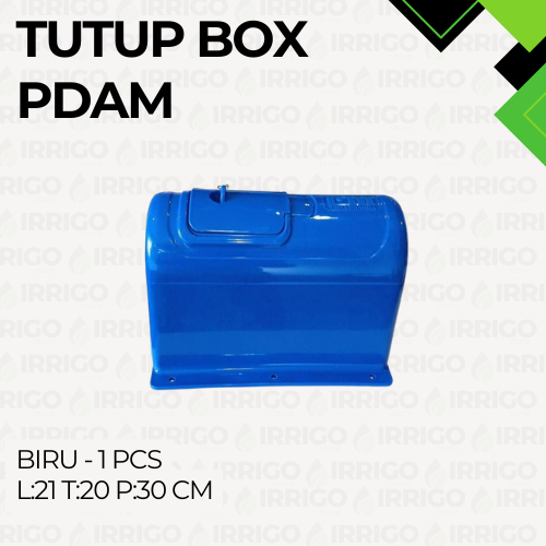 PER PCS - BIRU Tutup Box Meteran Air PAM / Penutup Meteran Air PAM
