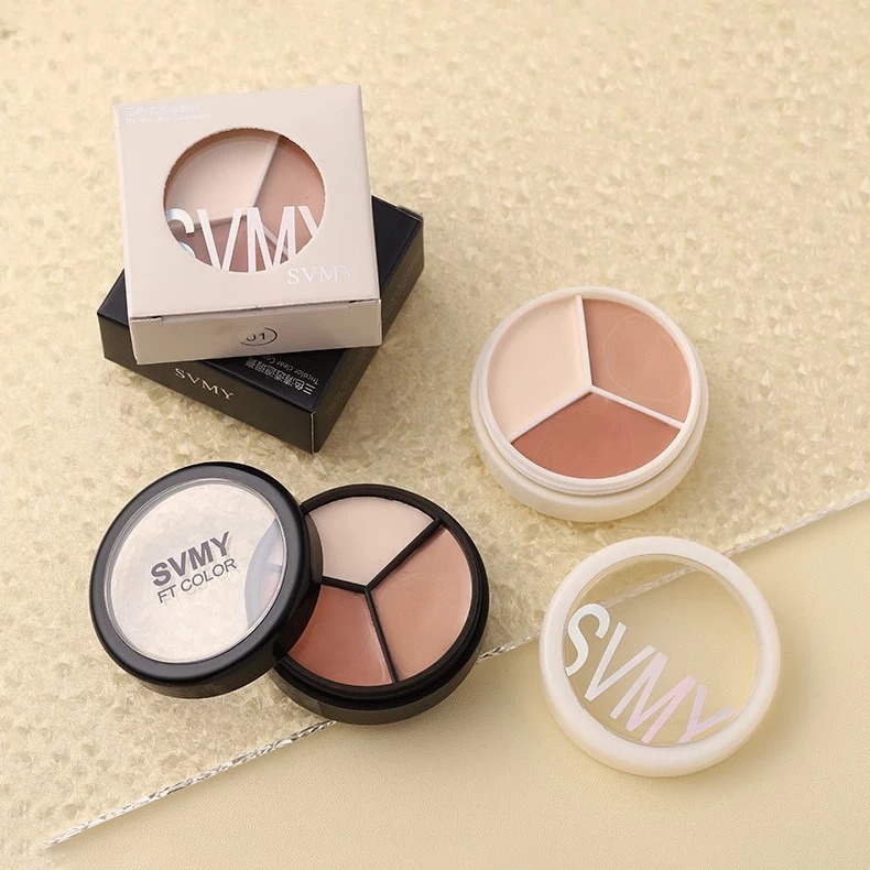 Svmy Tricolor Concealer 3 In 1 Tahan Lama