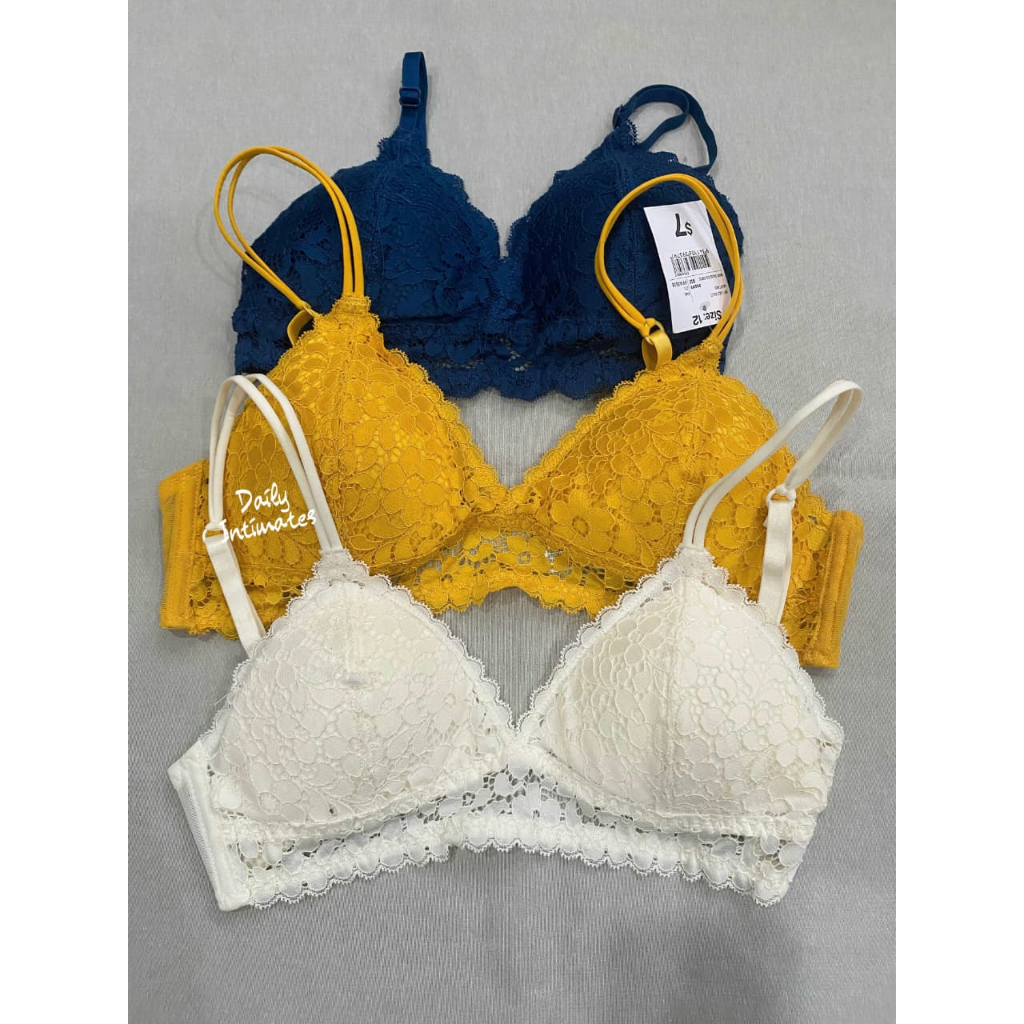 Bralette Anko Wirefree Triangle Bra - Tanpa Kawat - Lace - 1299