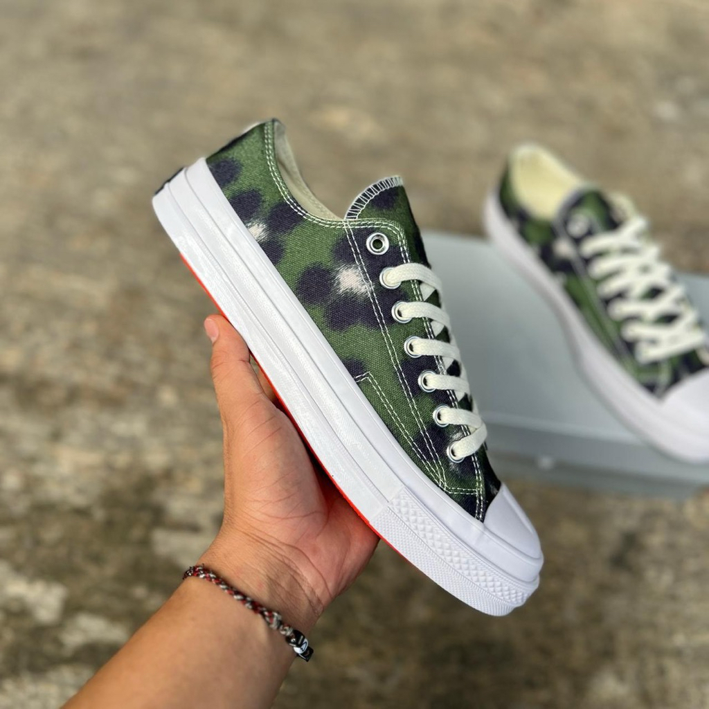 ( ARMX ) Sepatu Kenzo x Converse 70s Ox Leopard