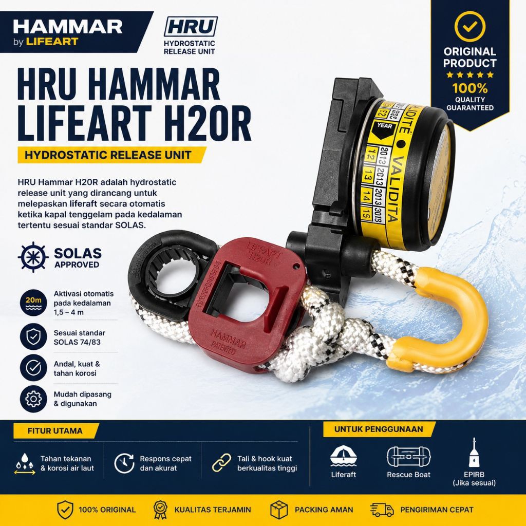 HRU HAMMAR HYDROSTATIS RELEACE DEVICE / HAMMAR H20R