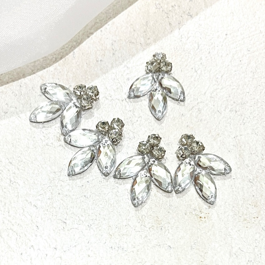 Payet Instan Mewah 1pcs Kristal Hiasan Kebaya