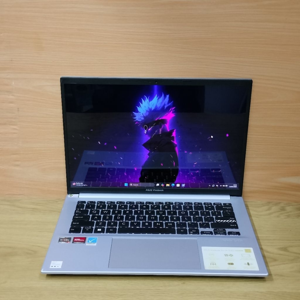 laptop asus M3400Q OLED Amd Ryzen 7-5800H radeon graphics ram 16gb/ssd 512gb OLED backlit
