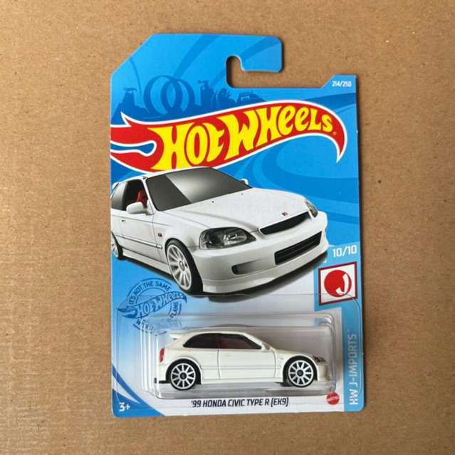 HOT WHEELS 99 HONDA CIVIC TYPE R EK9 PUTIH HW J IMPORT