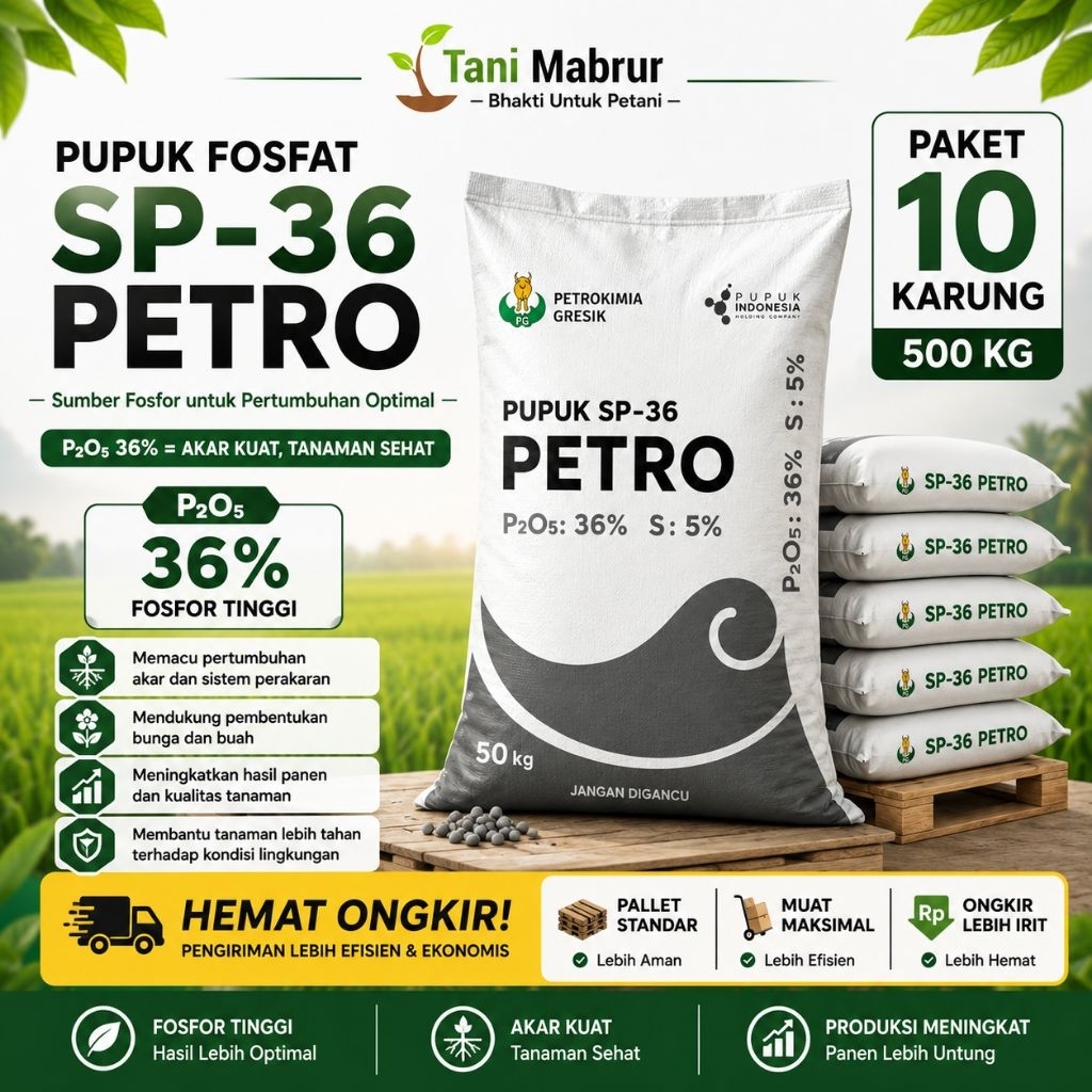 Paket Hemat SP 36 Petro 50KG - Pupuk Petrokimia