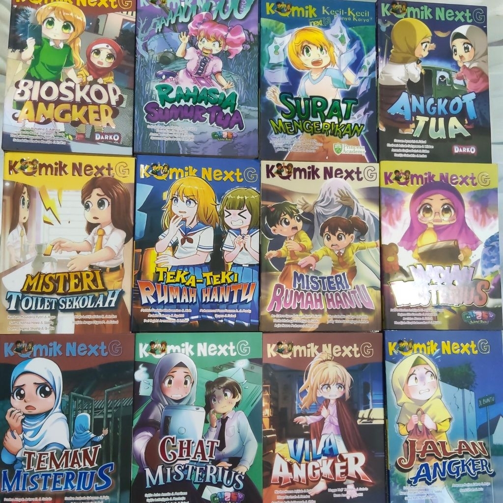 Komik NOVEL CERITA ANAK / PENGETAHUAN PENDIDIKAN LITERASI PERPUS SD SMP BENNY RACHMADI / UWIE & MICe