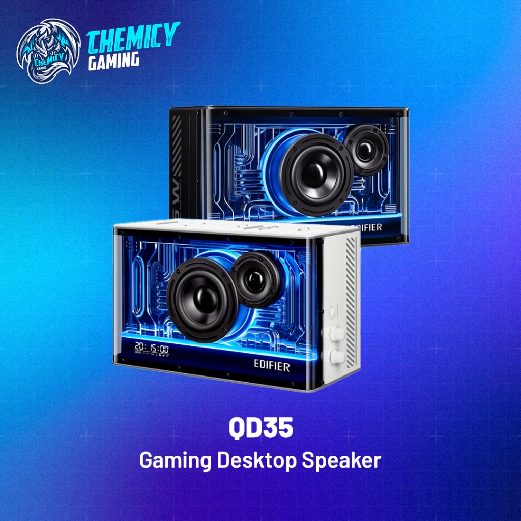 Edifier QD35 | QD-35 Tabletop Bluetooth Speaker Audio with GaN Charger