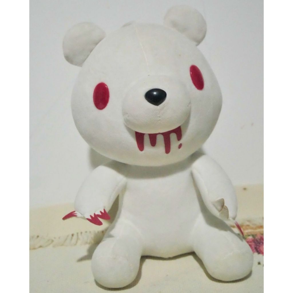 Boneka Gloomy Bear White Bloody Edition Preloved