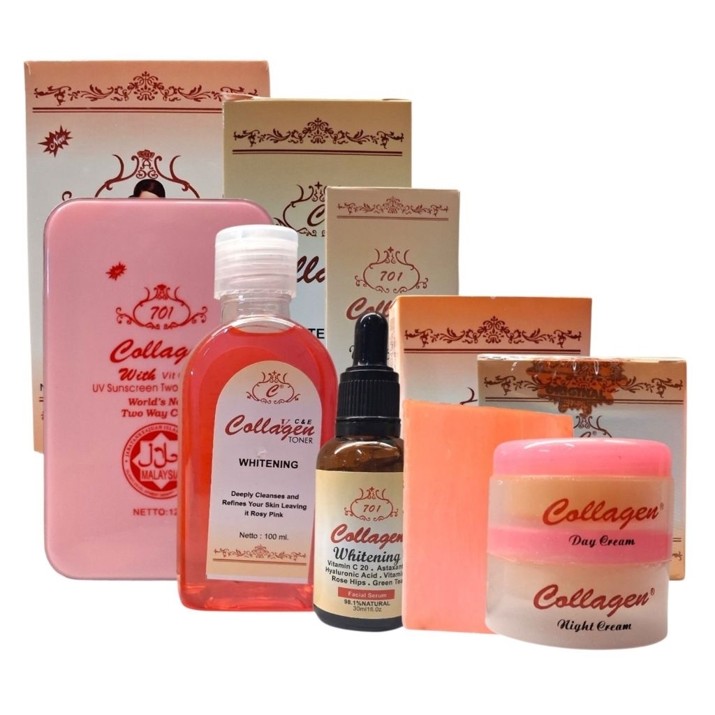 Paket Cream Collagen 6in1 (Bedak)