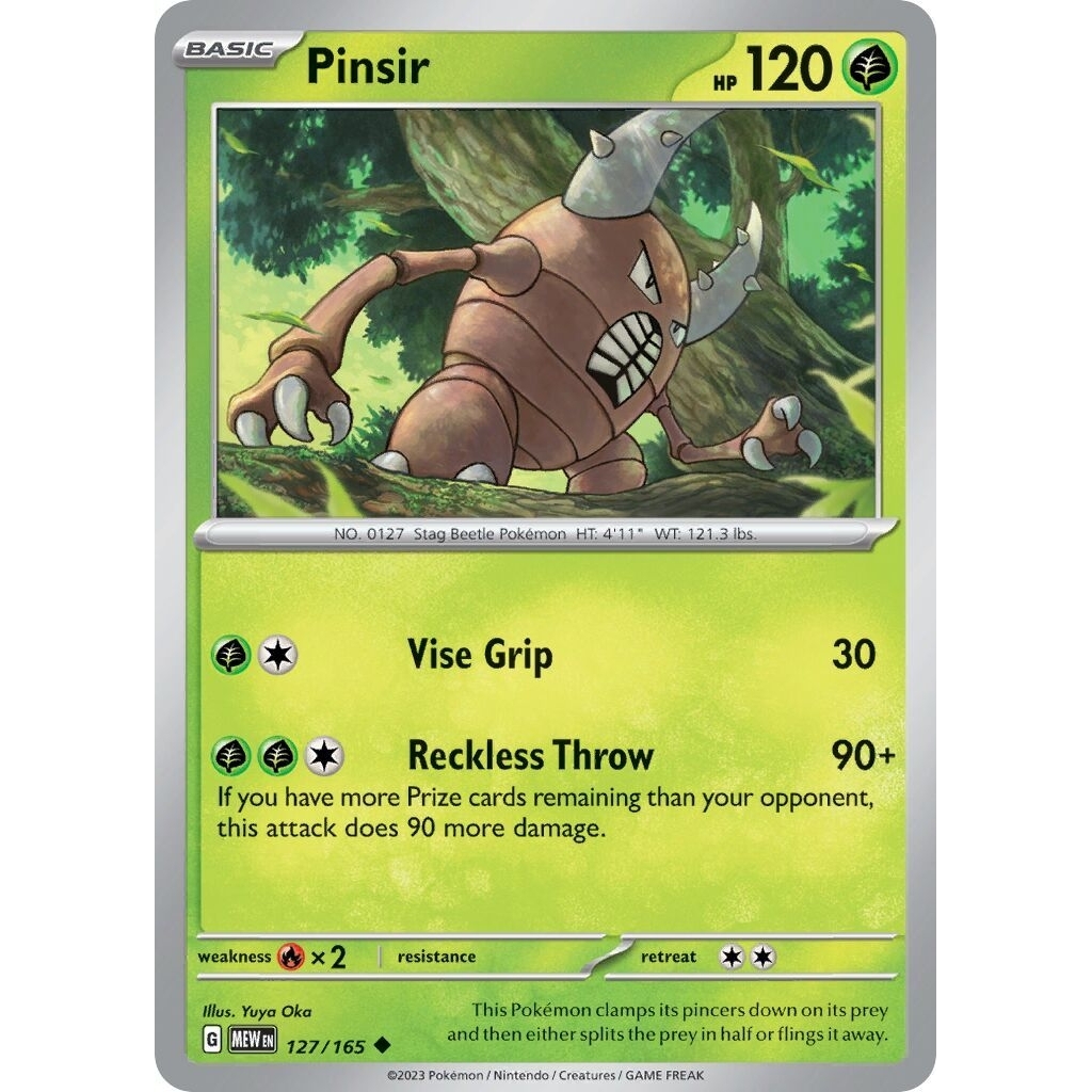 Tcg Pokemon Pinsir Mew 151