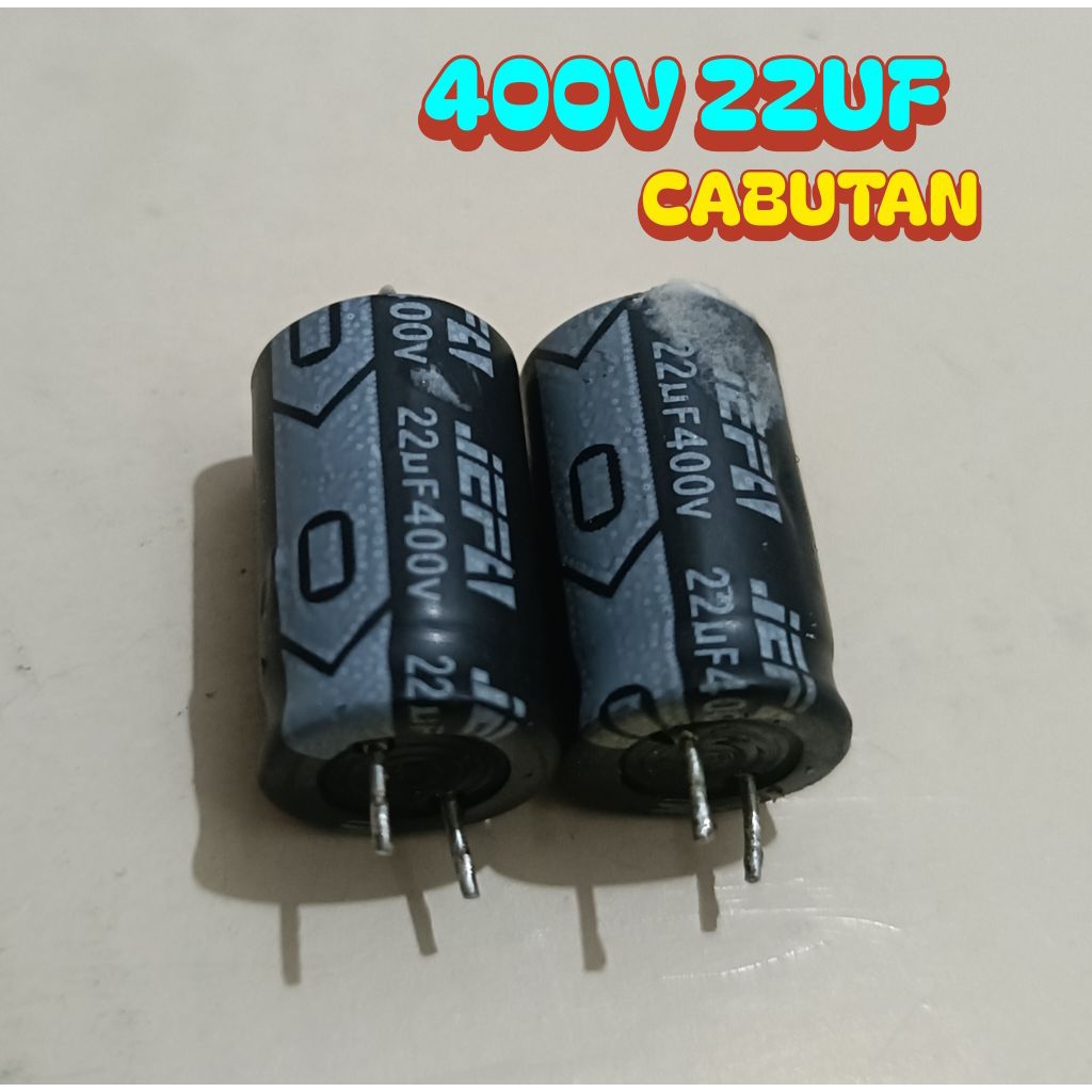 ELCO 400V 22UF CABUTAN ORİGİNAL