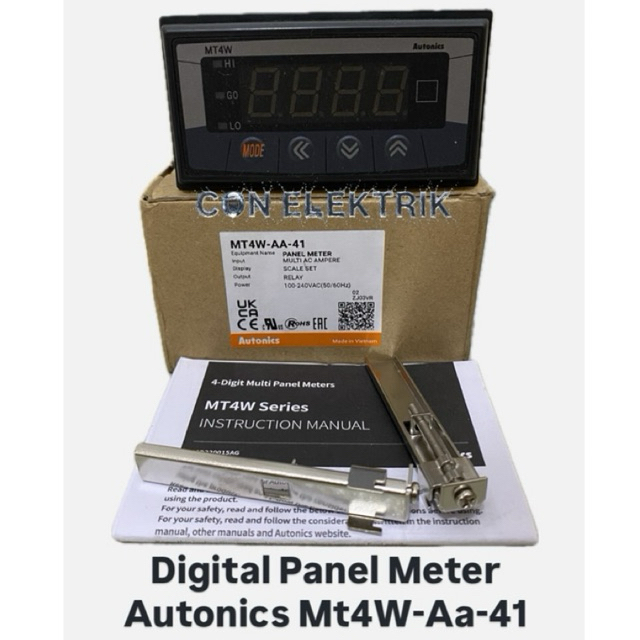 Digital Panel Meter Autonics Mt4W-Aa-41