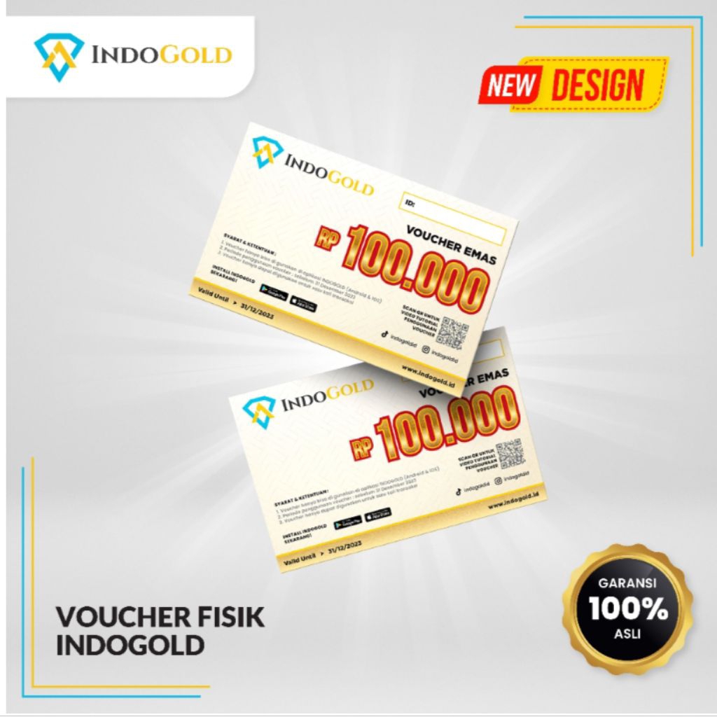 voucher indogold 100k