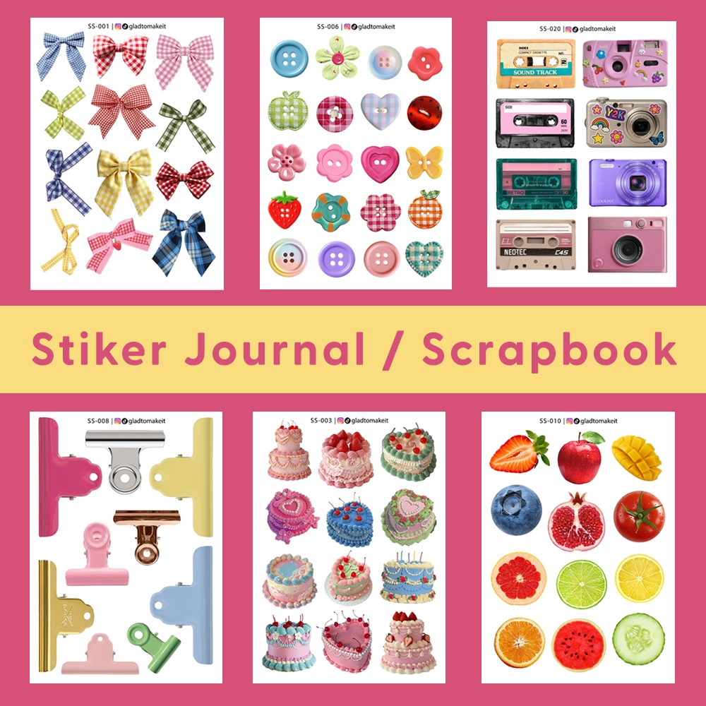 Sticker planner journal scrapbook aesthetic