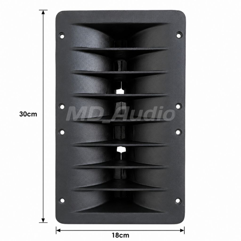 Horn Tweeter Line Array Model Mayer Double ukuran 18x30 Bahan Alumunium Cor