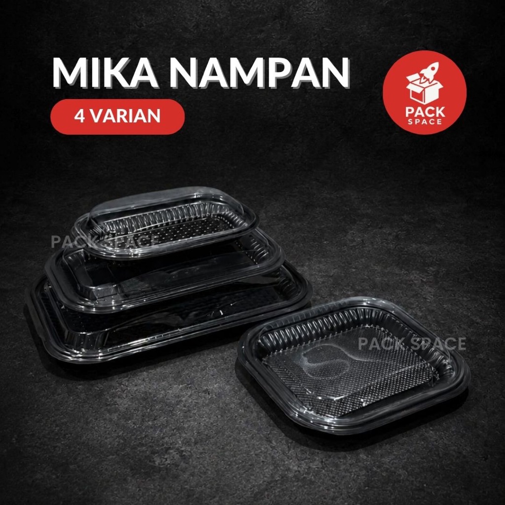 (10 PCS) Mika Nampan Hantaran Tray Mika Hantaran Kue Snack
