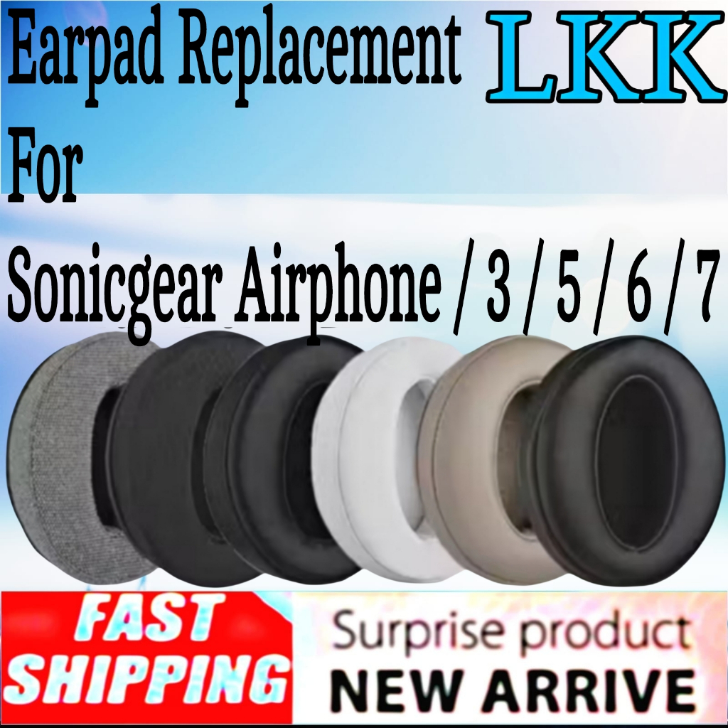 Bantalan Earcup Earpad Busa Headphone Sonicgear Airphone 3 / Sonicgear Airphone 5 / Sonicgear Airpho