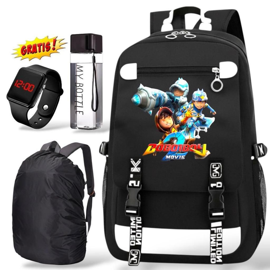 Tas Ransel Anak Laki-Laki Boboiboy 0009 Anti Air Bonus Tas boboiboy anak laki laki sd