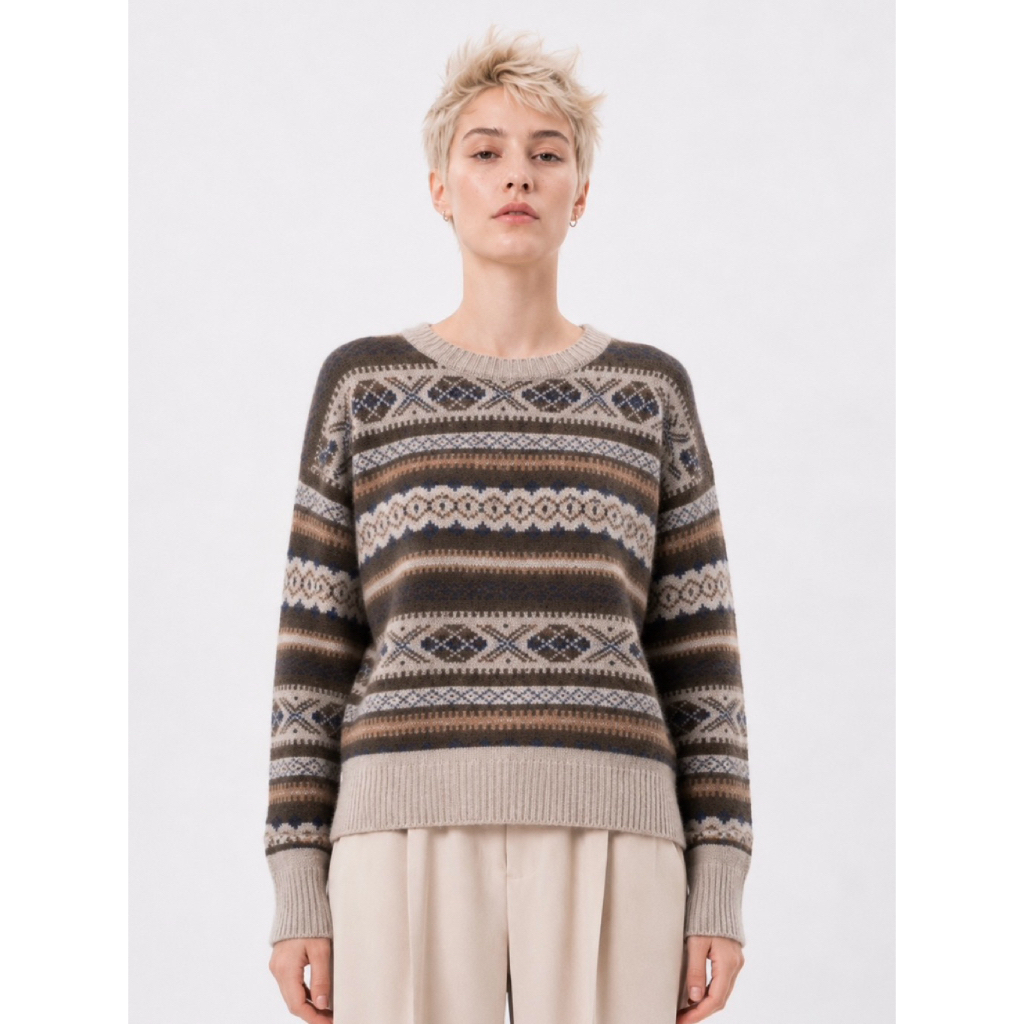 (XL) Sweater Crewneck Wool Massimo Dutti