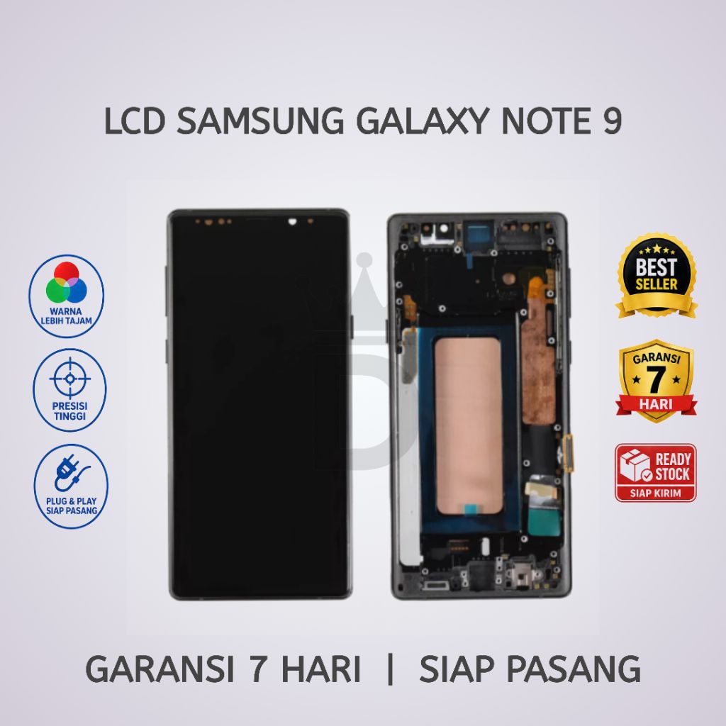 LCD TOUCHSCREEN SAMSUNG NOTE 9 FULLSET + FRAME