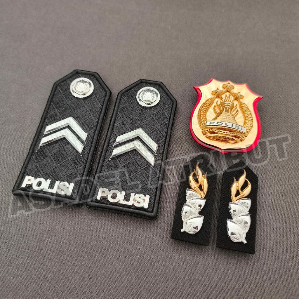 SET KOMPLIT PANGKAT BRIPTU PDU / PANGKAT BRIPTU PDU POLRI / PANGKAT BRIPTU PDU