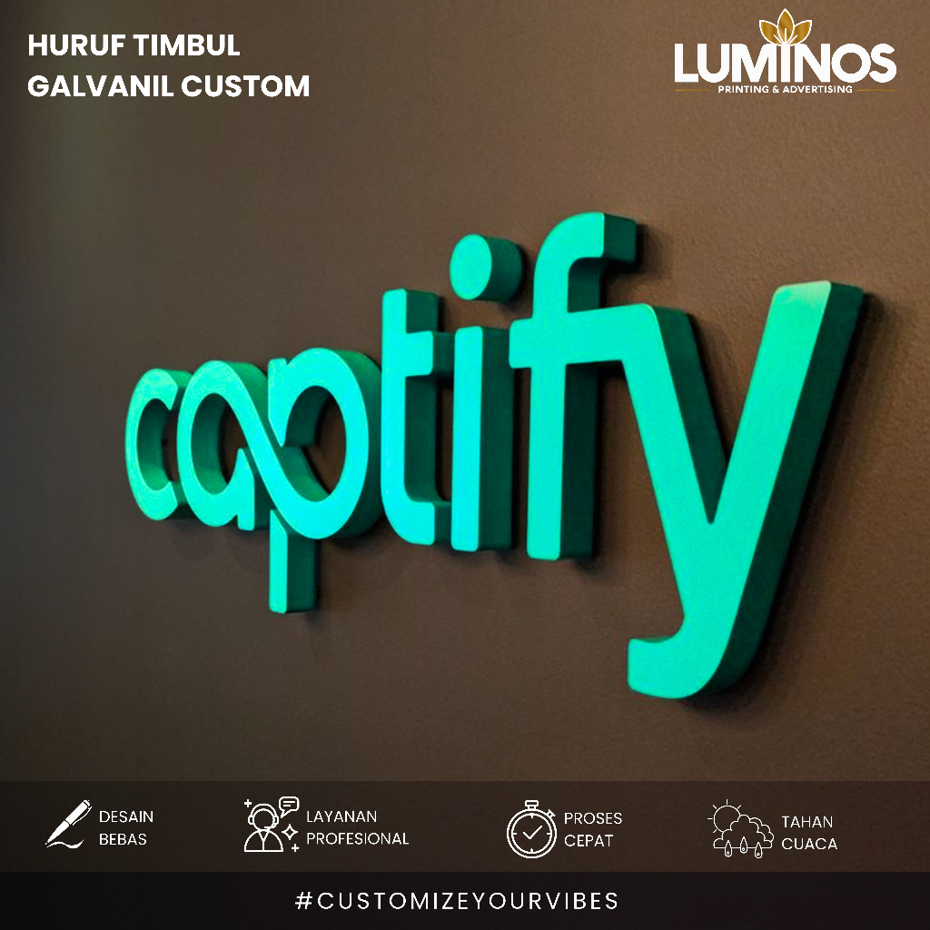 HURUF TIMBUL GALVANIS PREMIUM