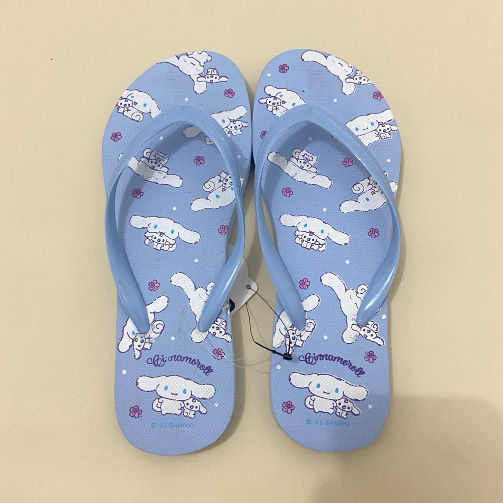 sandal moshi cinnamoroll blume baby blue
