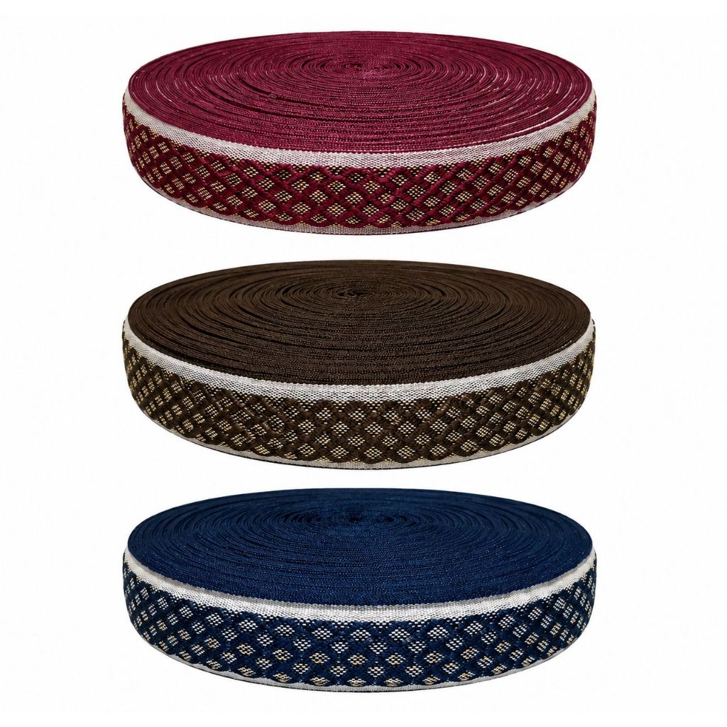 Bisban Spring Bed Bungkus Kasur Spon Pelipit Pita Lis Lebar4 cm Isi 90 yard