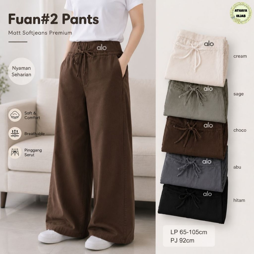 FUAN #2/ CLOVA/ LONA/ PIKA/ ZIVA/ ZENA/ LILY/  MILIE / RENIA / KOI PANTS BY ATHAYA CELANA JEANS TERB