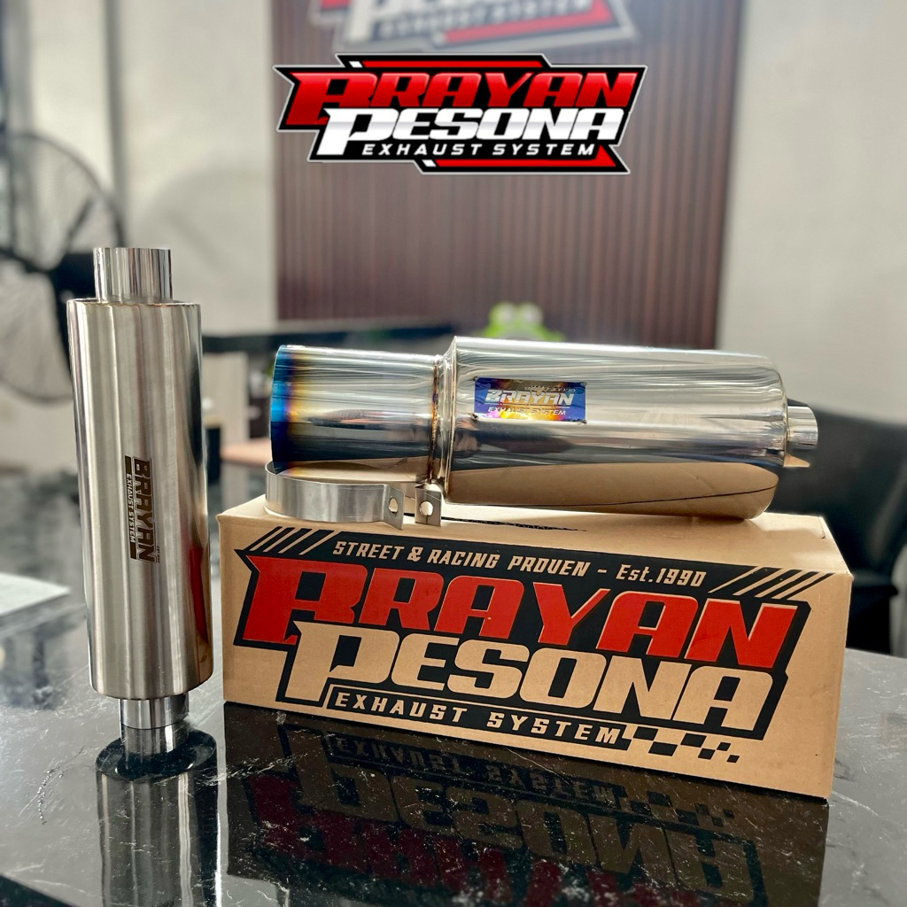 Bundling RESONATOR & BIG BASS MUFFLER 5.0 INCH BRAYAN PESONA EXHAUST TRUSTED SINCE 1990