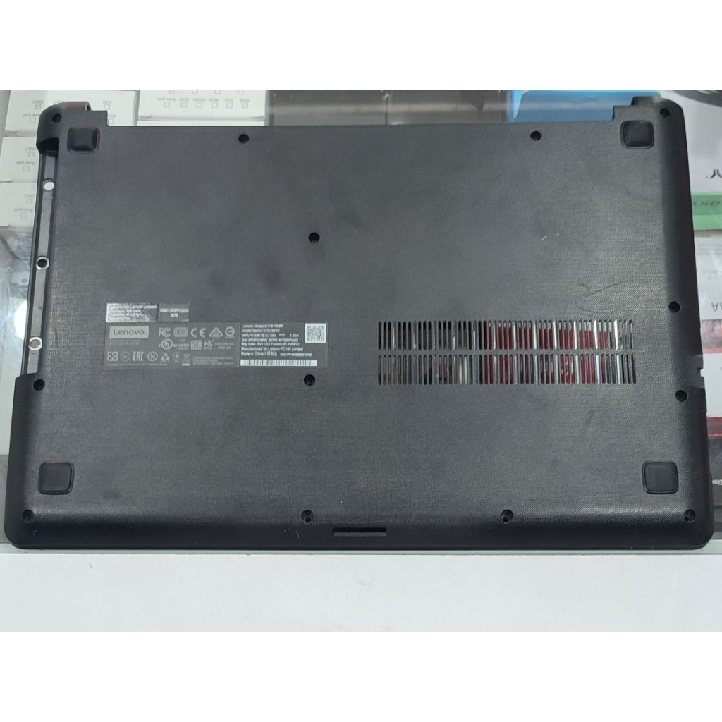 CASING BAWAH LENOVO IDEAPAD 110-14IBR Bottomcase kesing kondisi second masih baguss