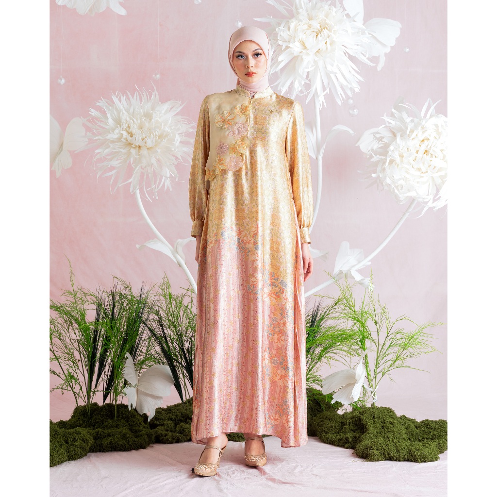 Muda Official | Signature I Printing Dress | Gamis | Amala