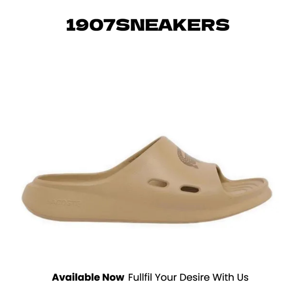 Sepatu Sendal Pria Lacoste Meduz Slides - Brown L4M51CMA0014