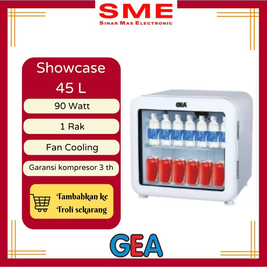 Showcase Pendingin Minuman GEA 45 L