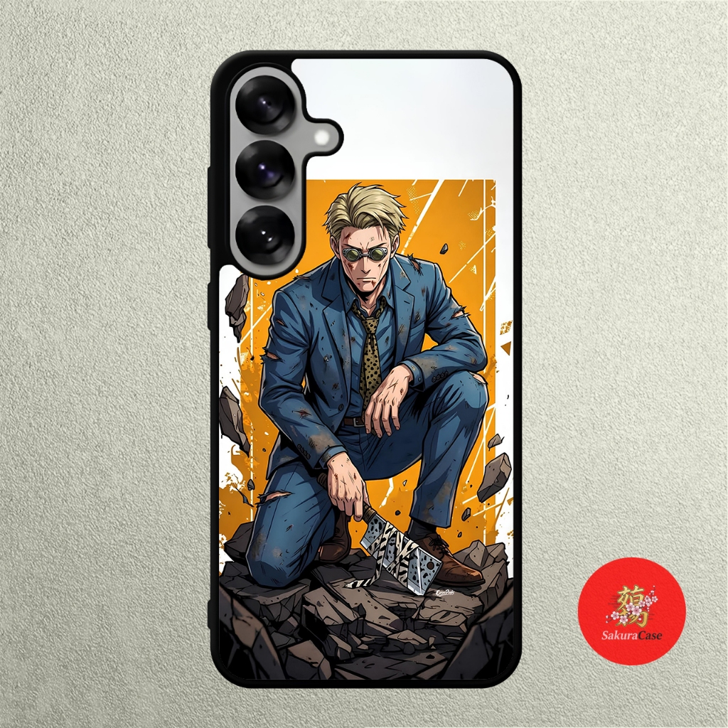 Case SAMSUNG A57 A56 A37 A36 A50 A50 A51 A52 A53 A54 A55 Rubber Softcase Kento Nanami Jujutsu Kaisen