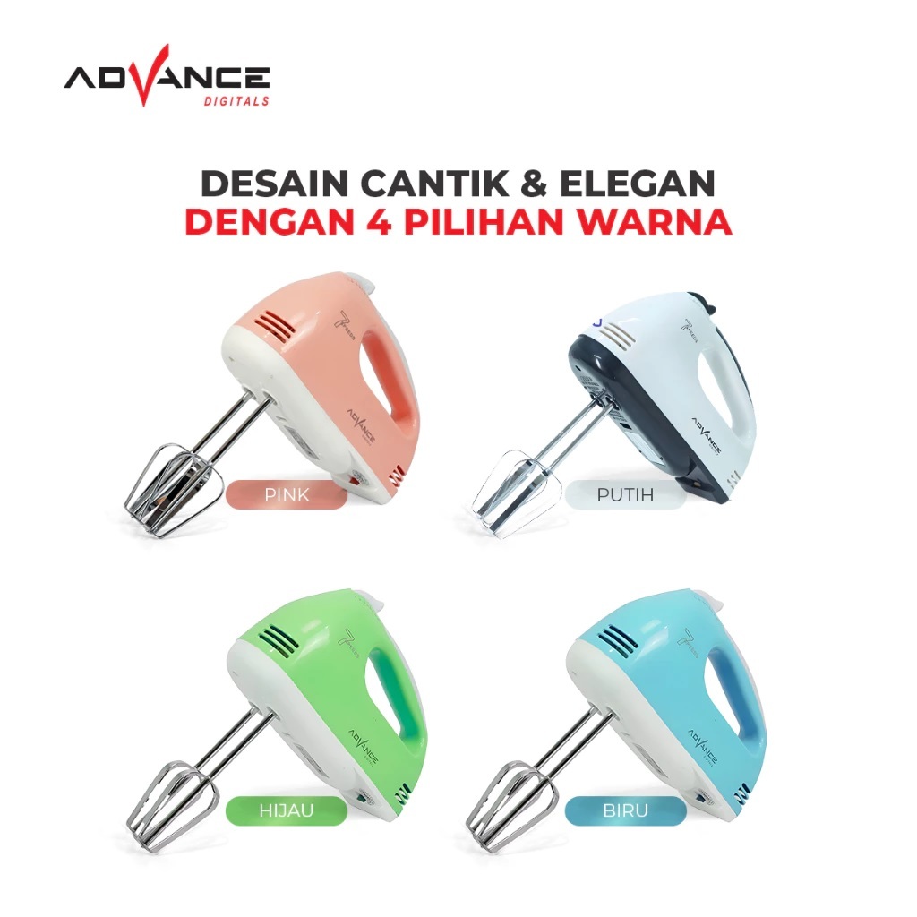 Advance MX-133 Hand Mixer Pengaduk Adonan / Hand Mixer Advance MX133