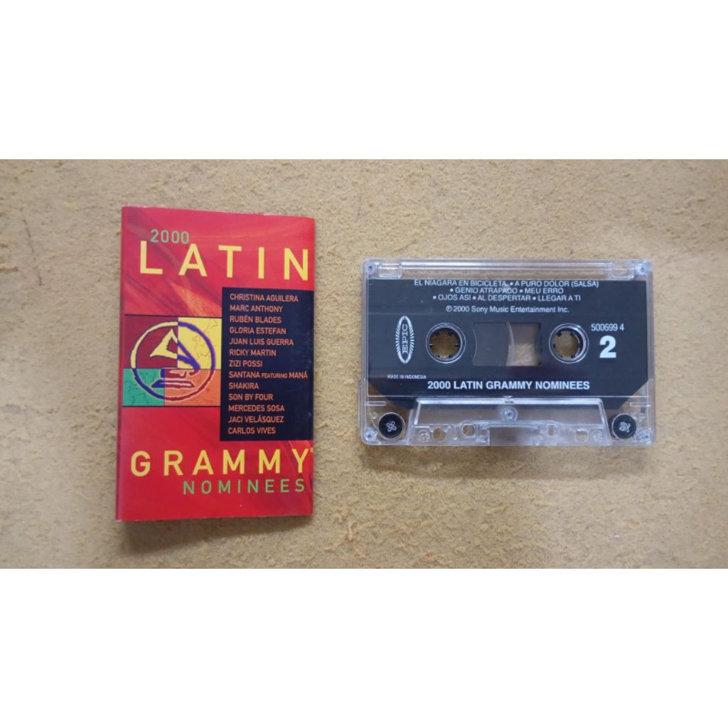 Latin Grammy. kaset pita