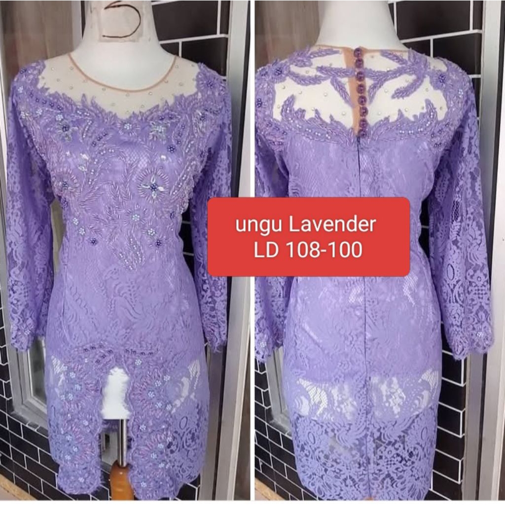 Ready kebaya UNGU Lavender LD 110