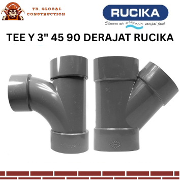 Rucika Tee Y 45 derajat 90 Derajat Tee Y Branch Rucika