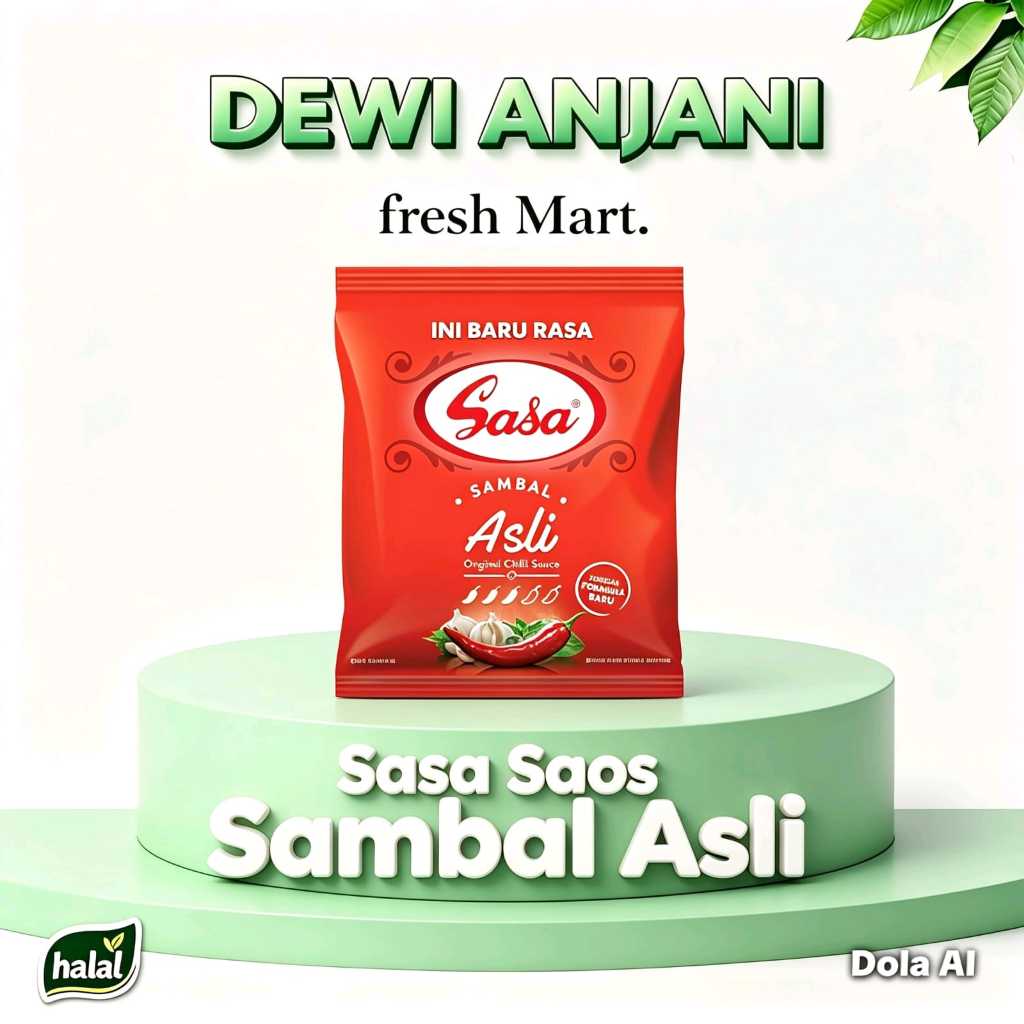 Saos Sambal Asli Sachet Sasa 192g 24pcs / saos