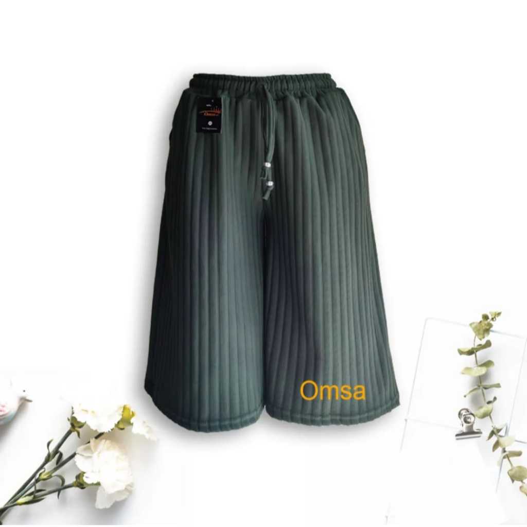 CALANA KULOT PENDEK KNITS SALUR HORNET 3/4 DAN 7/8 CELANA HITS 2023