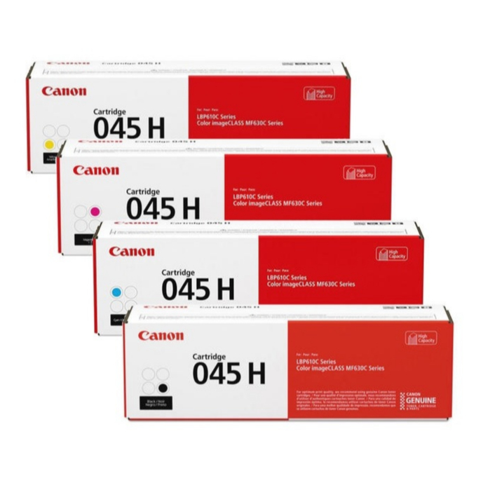 Toner Canon 045H Black & Colour Original Cartridge Printer imageCLASS LBP611Cn LBP612Cdw LBP613Cdw M